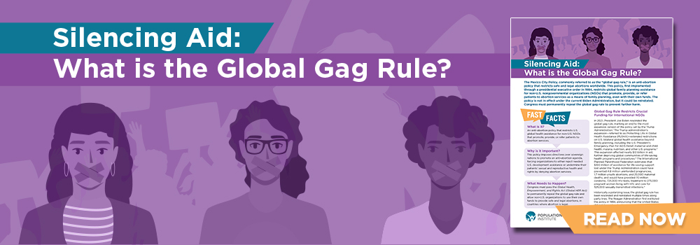 Silencing Aid: What is the Global Gag Rule?